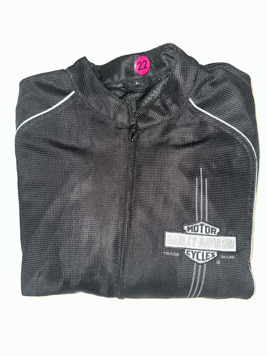 Harley-Davidson Other - No.22 Harley-Davidson Men's Mesh Riding Jacket Black Size Large